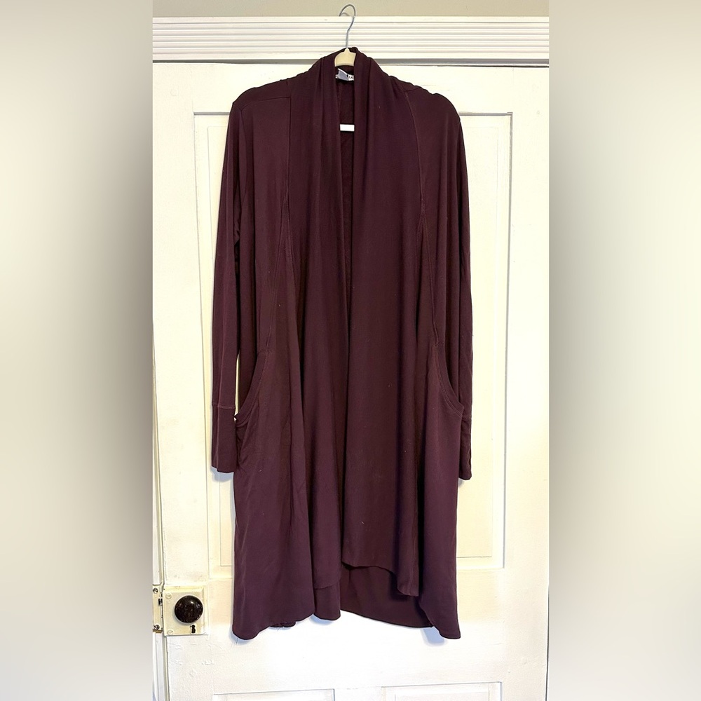 Pranayama Athleta Long Wrap Sweatshirt Cardigan | Medium | NWOT - Picture 8 of 10